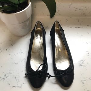 Bagatt Leather Ballet Loafer Black Size 5